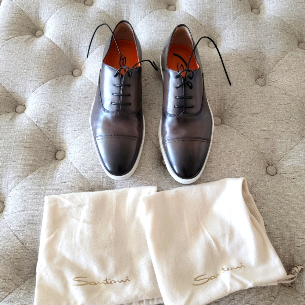 Men's Santoni Durbin Derby sneaker size 9.5